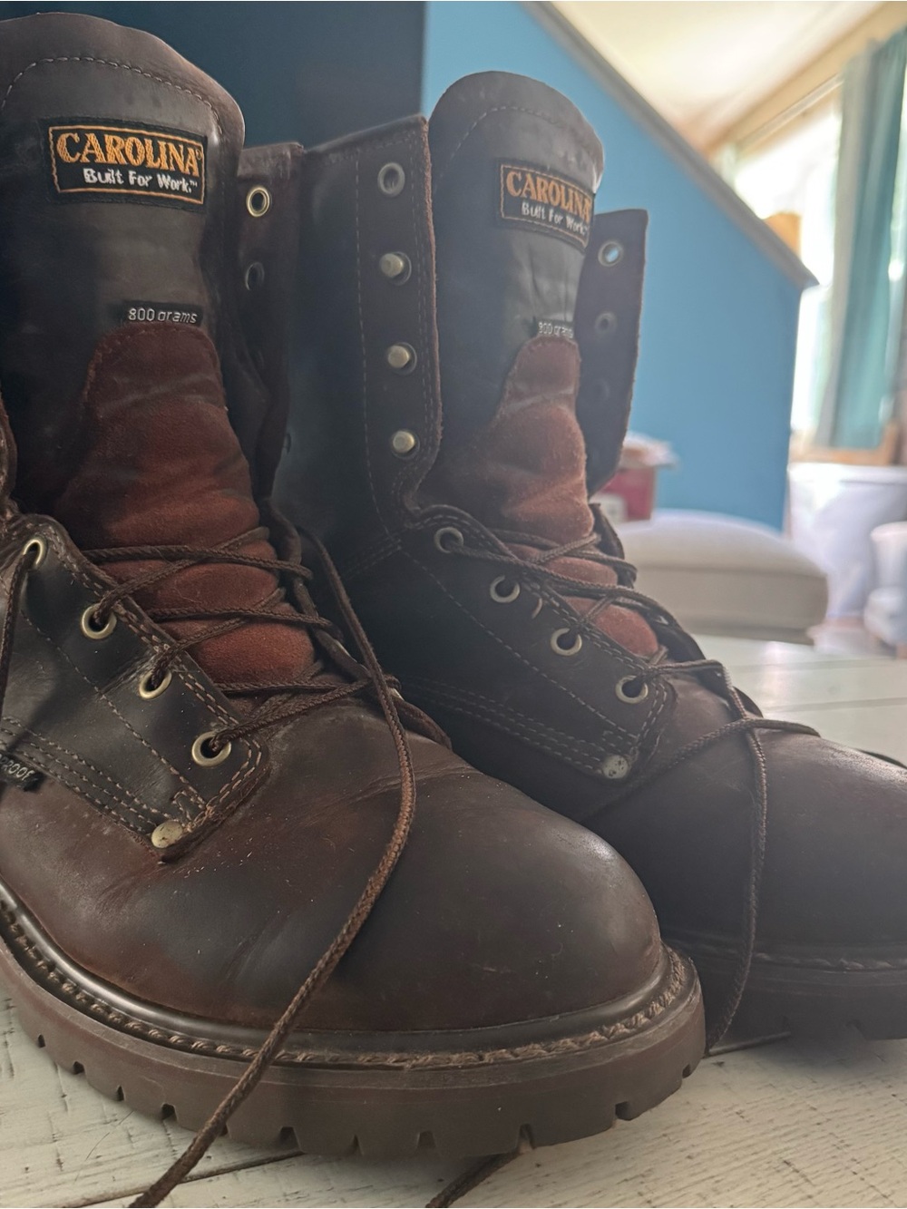 Carolina Brown Men's Work Boots — Insulated Leather Boots